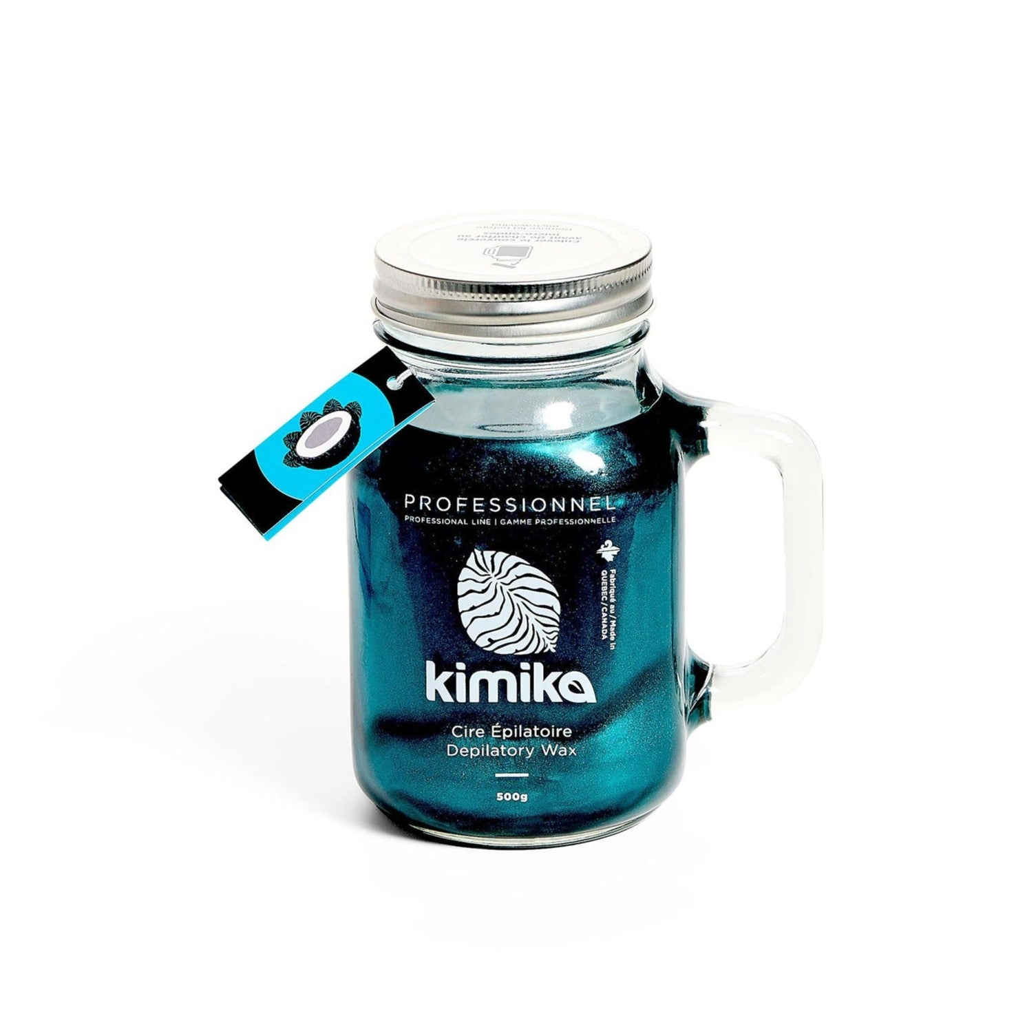 Kimika | Délice de noix de coco : Pot de cire chaude taille bonus (500 g)