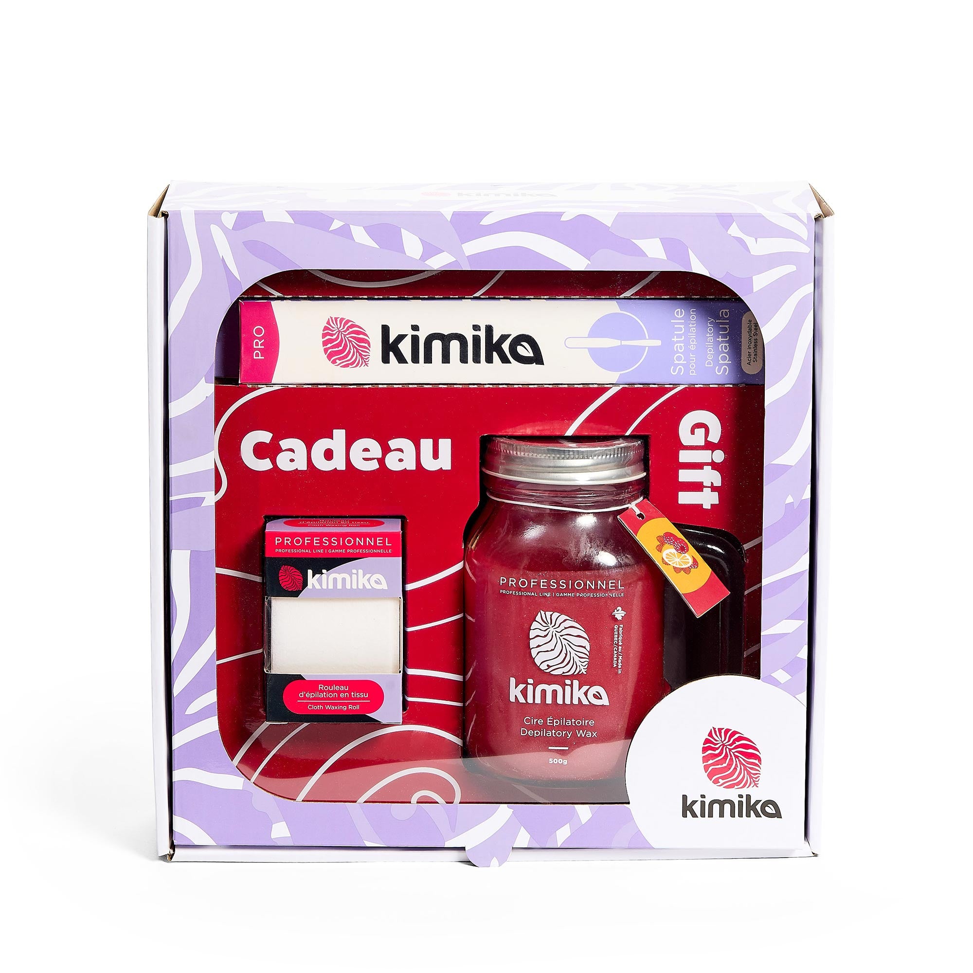 Kimika | Coffret d'épilation à la cire Berrylicious : Une peau lisse vous attend !