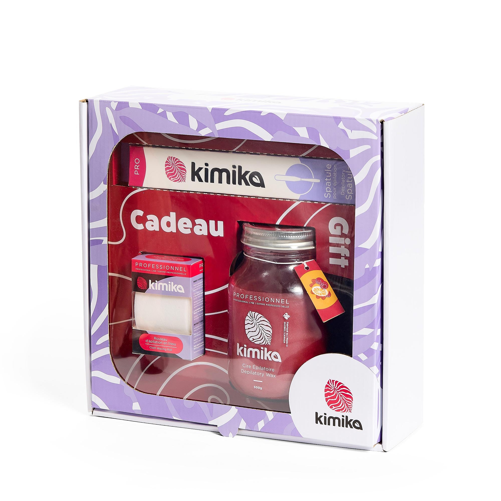 Kimika | Coffret d'épilation à la cire Berrylicious : Une peau lisse vous attend !