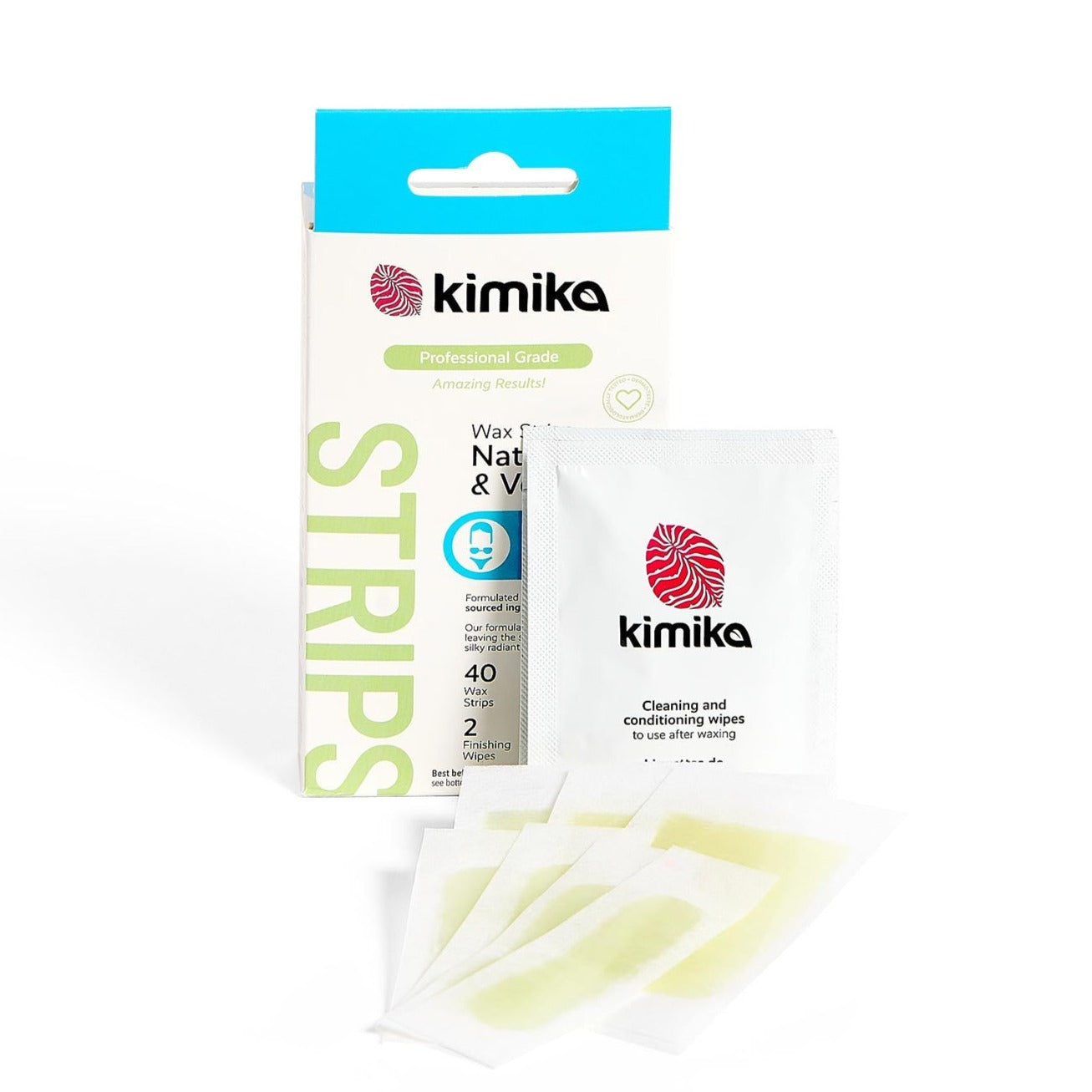 Kimika | Soft & Smooth Wax Strips: Bikini & Face