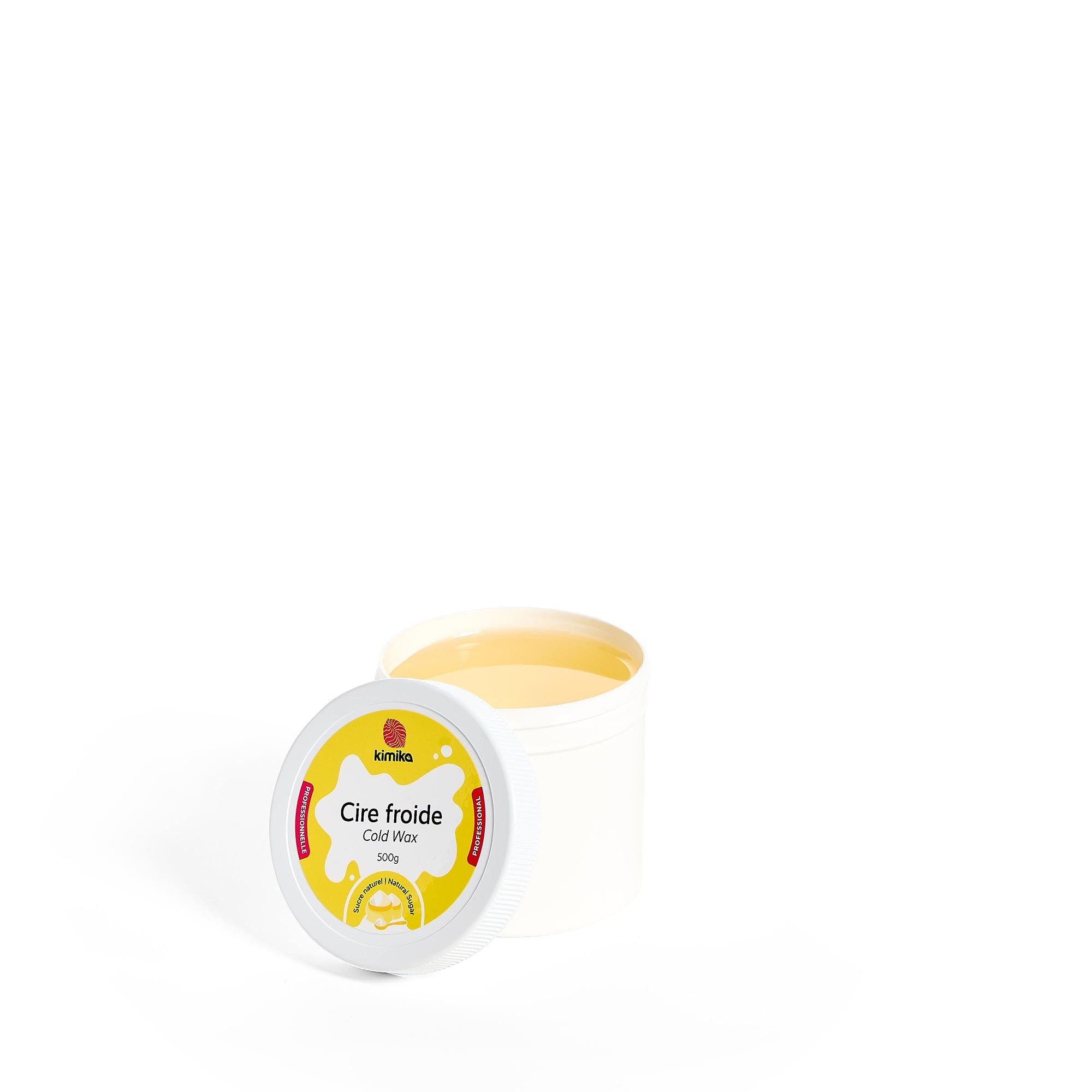 Kimika | Unscented Cold Sugar Wax for Face & Body (500G - Plastic Jar)