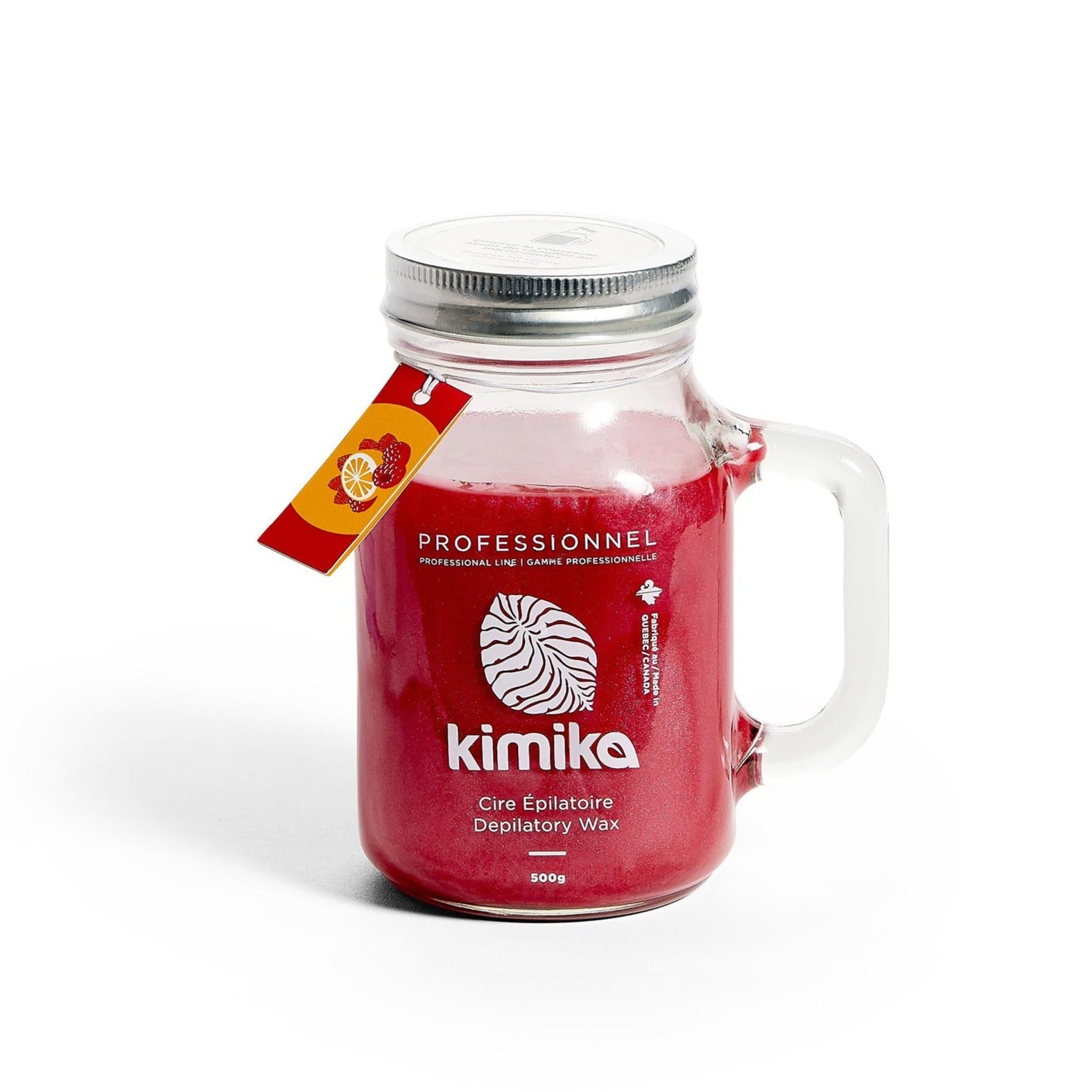 Kimika | Éclat de framboise : Pot de cire bonus (500G)