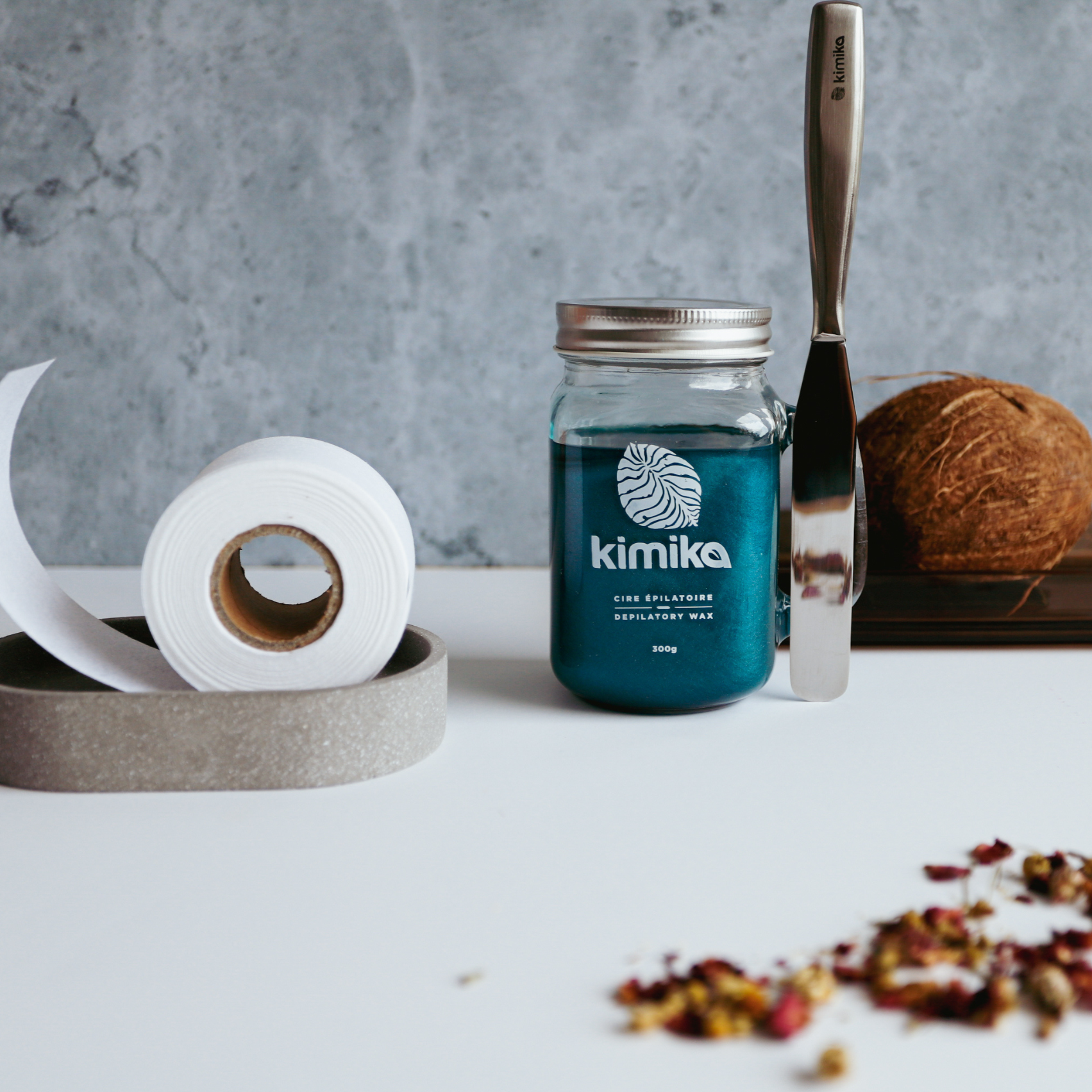 Kimika | Glisse soyeuse : Spatule dépilatoire en métal