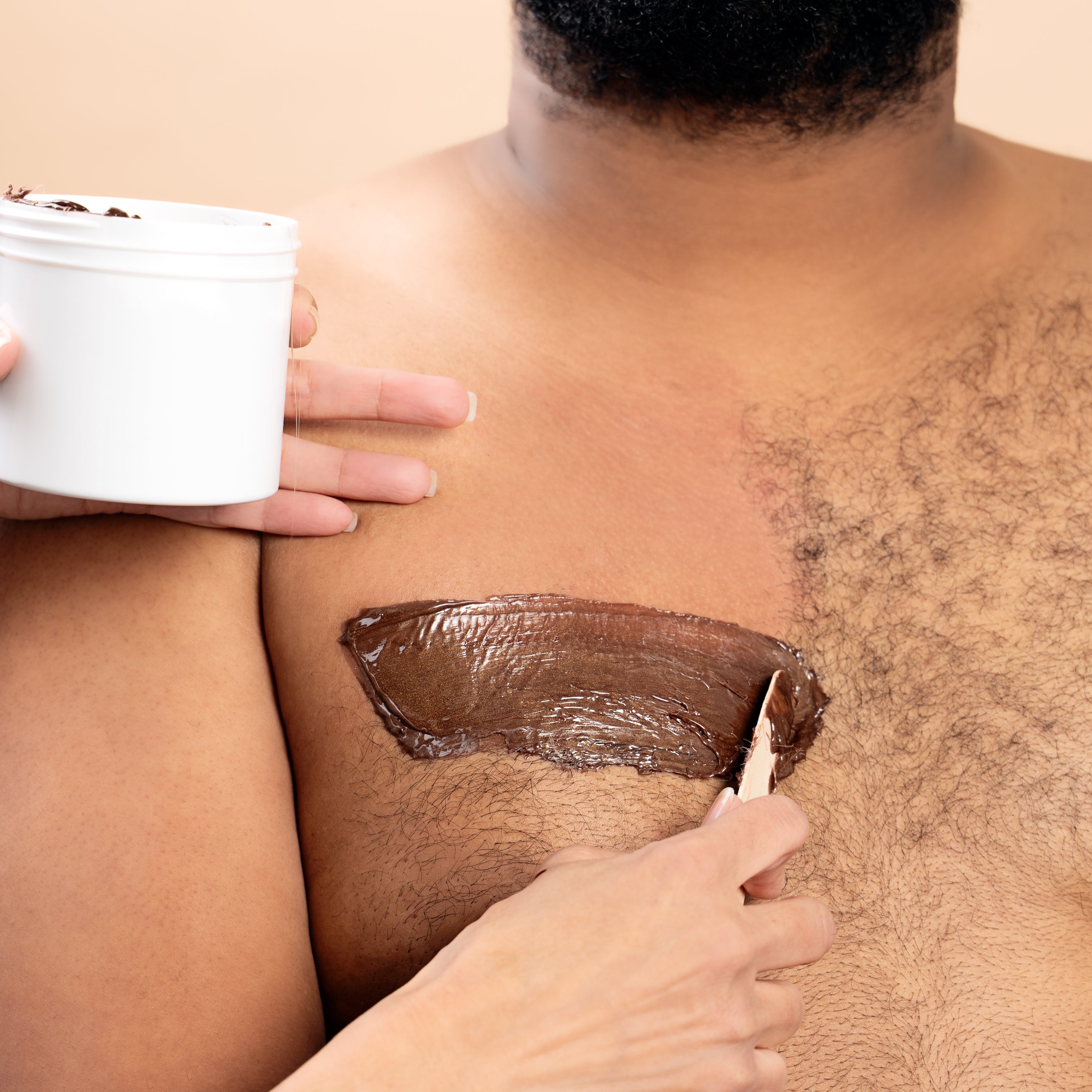 Kimika | Cocoa Edge : Cire chaude pour hommes (200 g - pot en plastique)