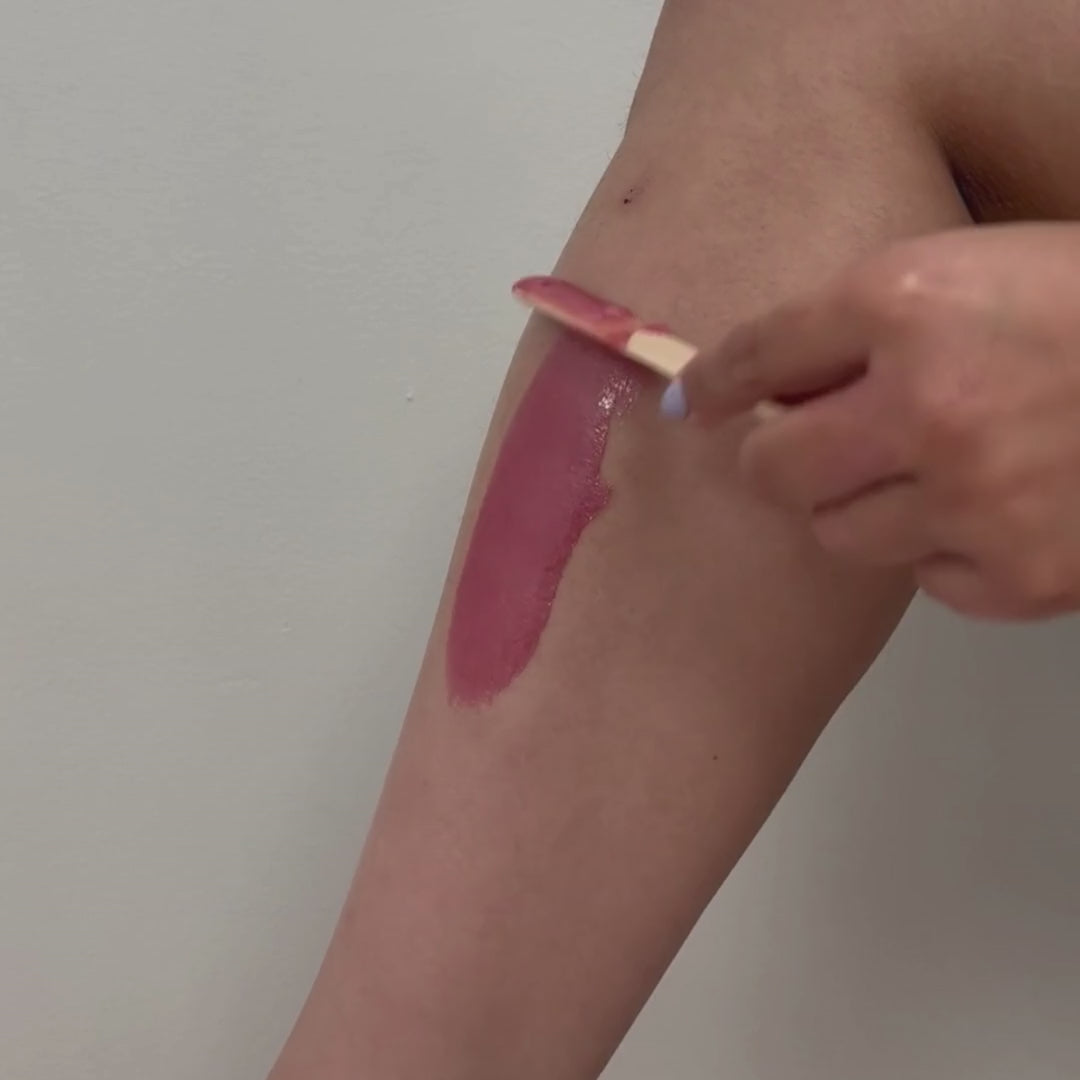 Kimika | Éclat de framboise : Kit de cire chaude pour le visage et le corps