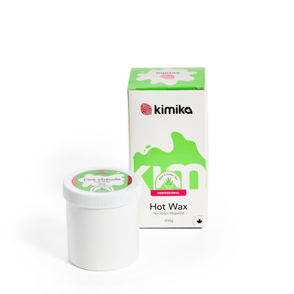 Kimika | Aloe Refresh : Cire chaude pour le visage et le corps (300G - Pot en plastique)