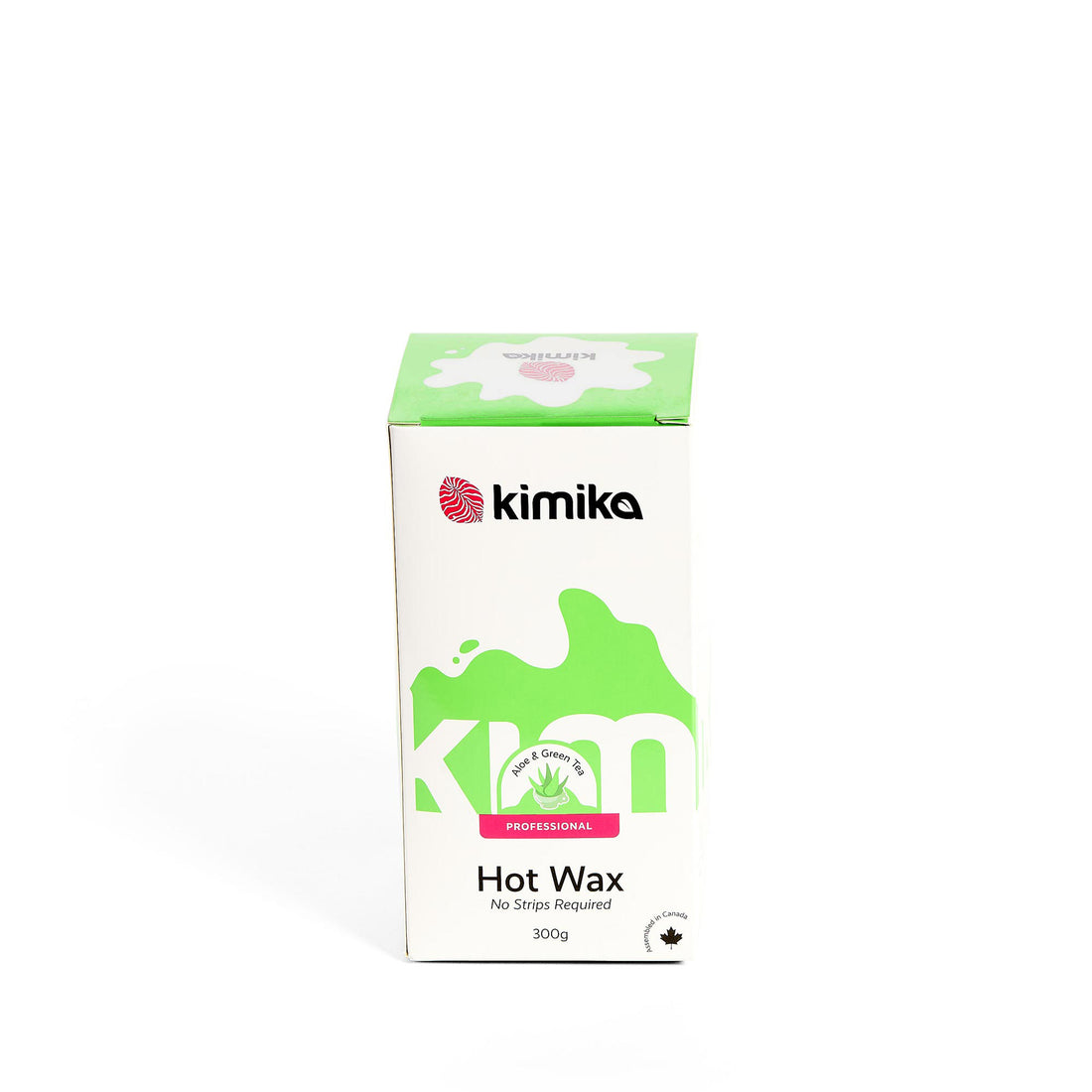 Kimika | Aloe Refresh : Cire chaude pour le visage et le corps (300G - Pot en plastique)
