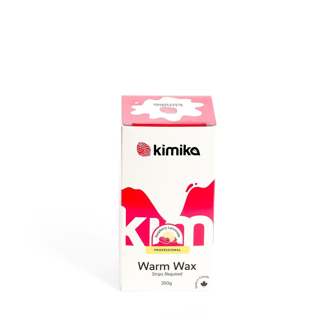 Kimika | Cire chaude Framboise-Lemonade (350G - Pot en plastique)