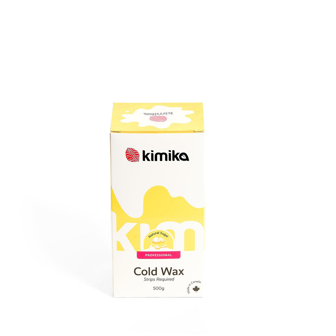Kimika | Cire au sucre froid non parfumée pour le visage et le corps (500G - Pot en plastique)