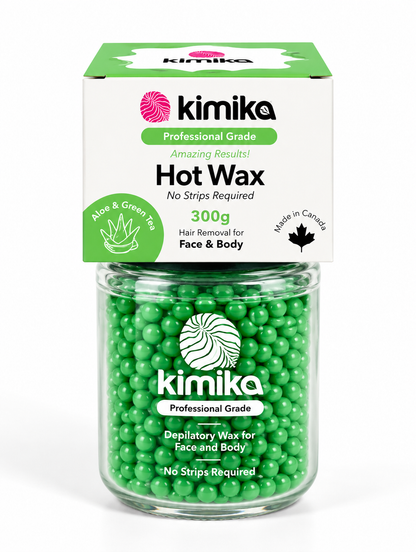 Kimika | Aloe &amp; Green Tea Hot Wax for Face &amp; Body