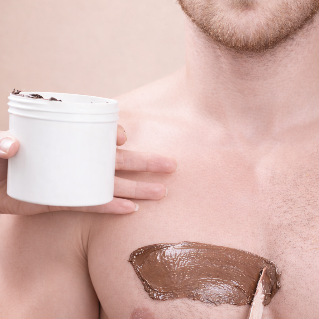 Kimika | Cocoa Edge : Cire chaude pour hommes (200 g - pot en plastique)