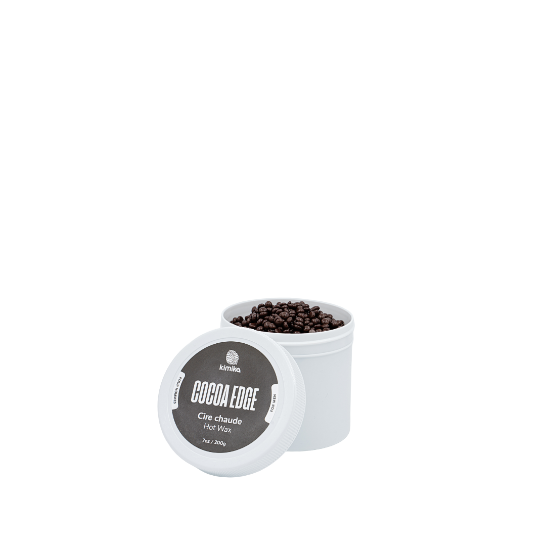 Kimika | Cocoa Edge : Cire chaude pour hommes (200 g - pot en plastique)