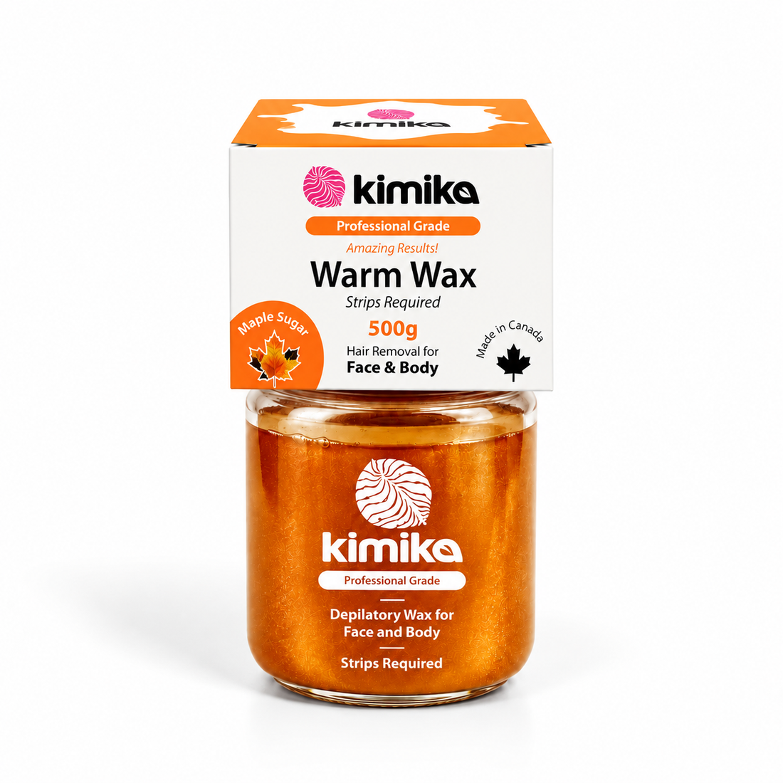 Kimika | Maple Sugar Warm Wax for Face &amp; Body (500G)