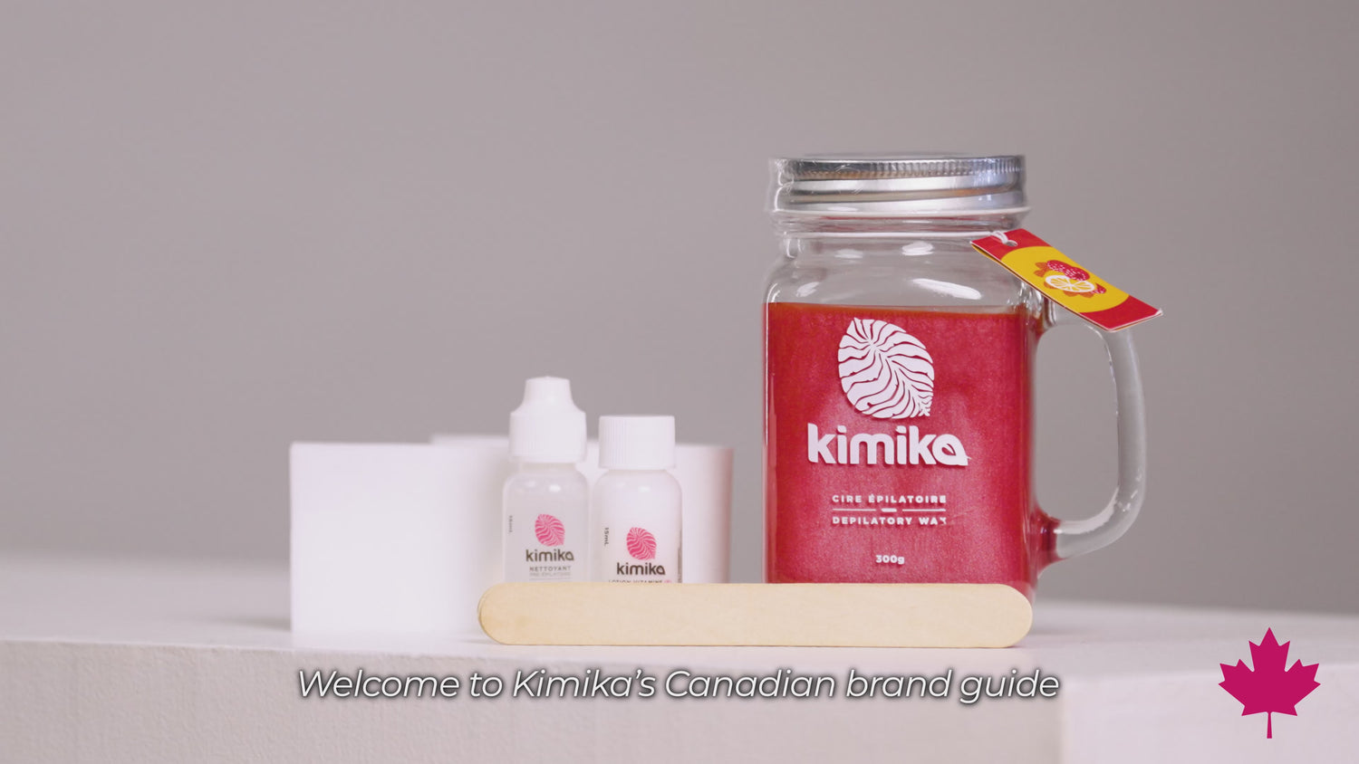 Kimika | Raspberry Radiance: Warm Wax Kit for Face &amp; Body