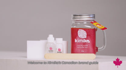 Kimika | Raspberry Radiance: Warm Wax Kit for Face &amp; Body