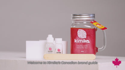 Kimika | Raspberry Radiance: Warm Wax Kit for Face &amp; Body